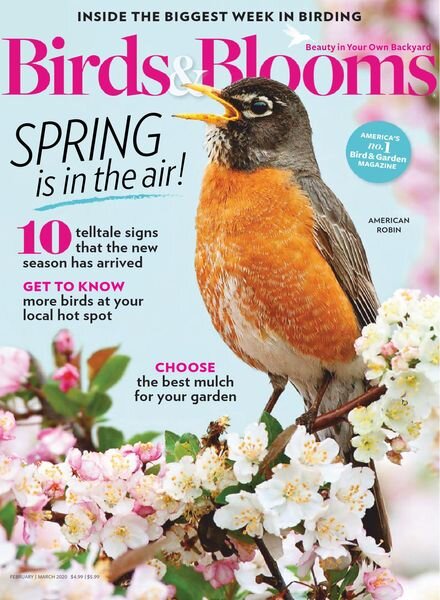 Birds & Blooms – February-March 2020 Cover