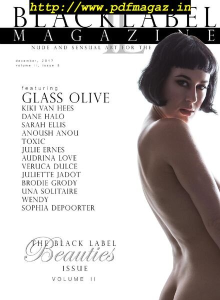 Black Label Magazine – Issue 8 – December 2017 Cover