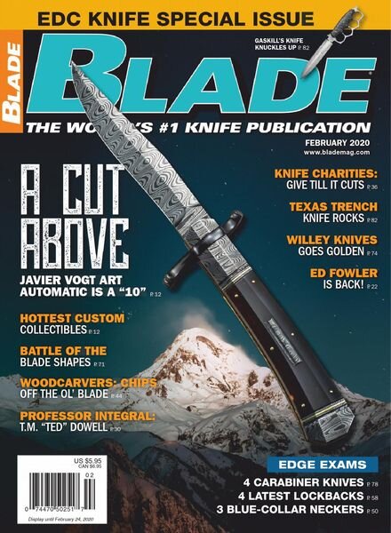 Blade – February 2020 Cover