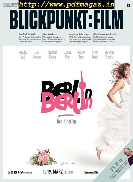 Blickpunkt Film – 13 Januar 2020 Cover