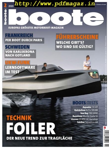 Boote – Februar 2020 Cover