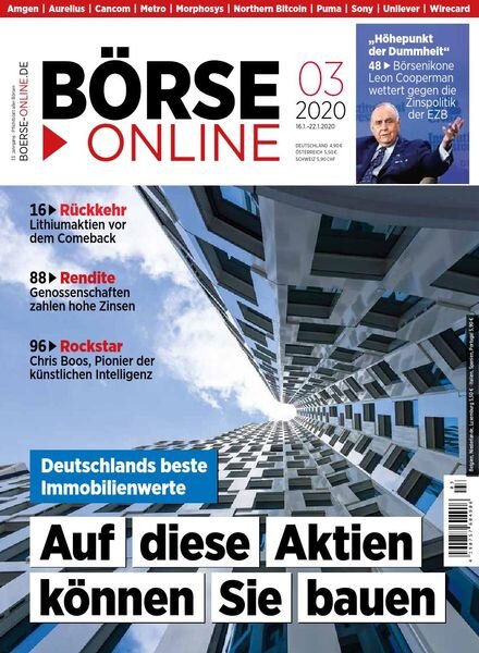 BOrse Online – 16 Januar 2020 Cover