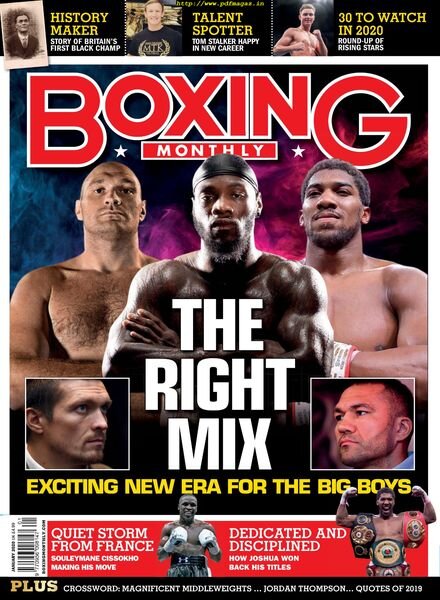 Boxing Monthly – January 2020 Cover
