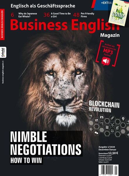 Business English Magazin – Dezember 2019 – Januar 2020 Cover
