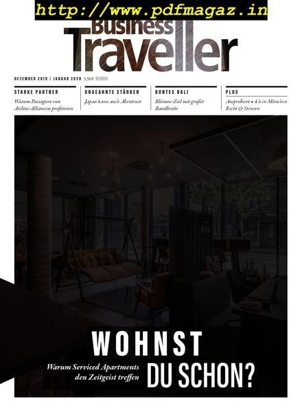 Business Traveller Germany – Dezember 2019 Cover