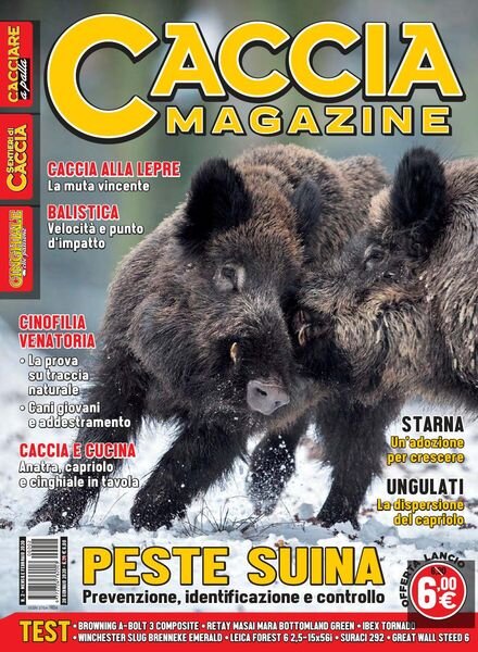 Caccia Magazine – Febbraio 2020 Cover