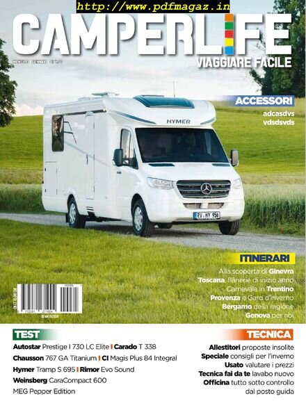 Camper Life – Gennaio 2020 Cover