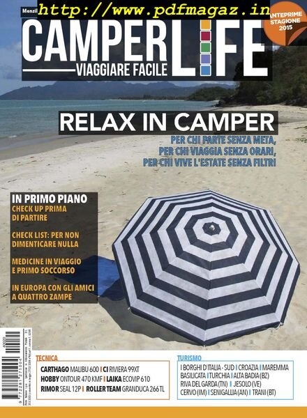 Camper Life – Luglio-Agosto 2014 Cover