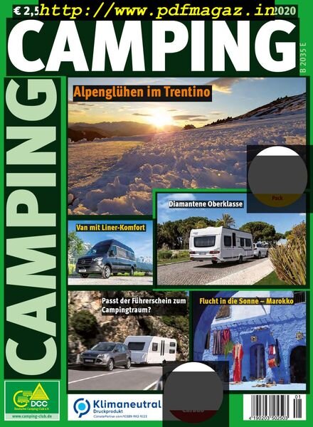 Camping Germany – Januar 2020 Cover