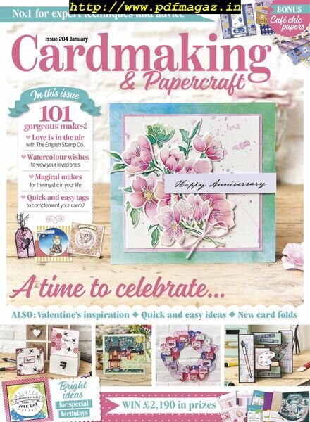 Cardmaking & Papercraft – January 2020 Cover