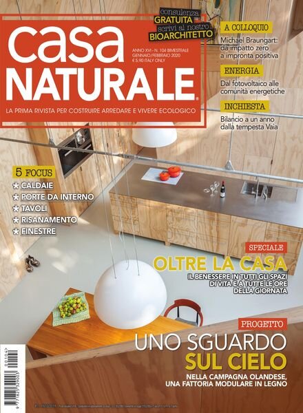Casa Naturale N.104 – Gennaio-Febbraio 2020 Cover