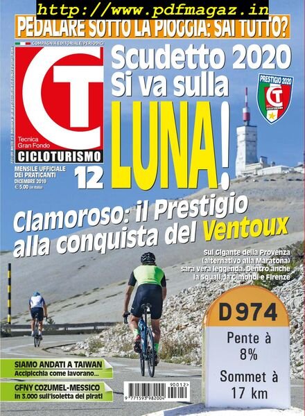 Cicloturismo – Dicembre 2019 Cover