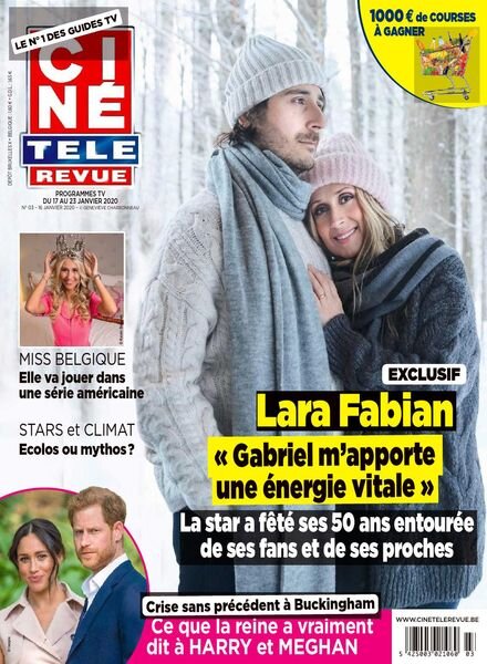 Cine Tele Revue – 17 Janvier 2020 Cover