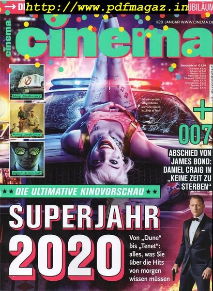 Cinema Germany – Januar 2020 Cover
