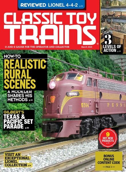 Classic Toy Trains – March 2020 Cover