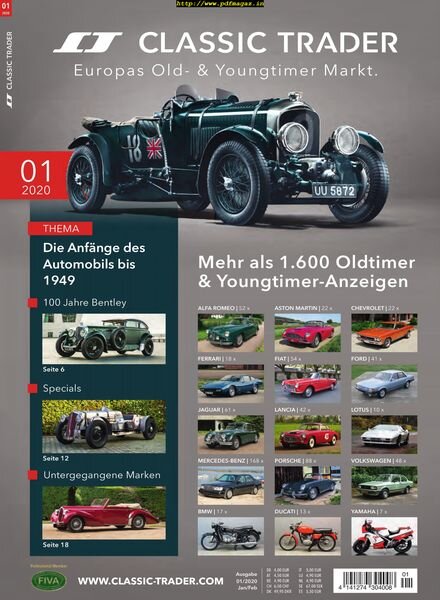 Classic Trader – Januar 2020 Cover