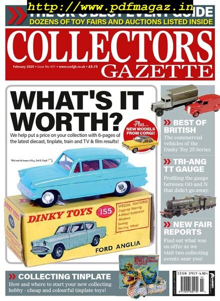 Collectors Gazette – Issue 431 – February 2020 Cover