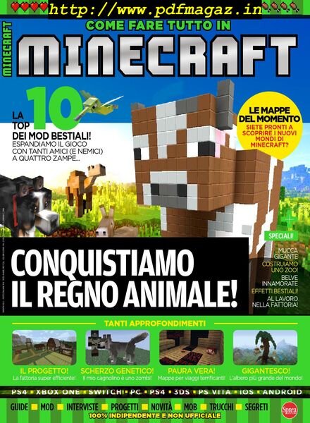 Come Fare Tutto in Minecraft – Aprile-Maggio 2018 Cover