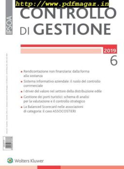 Controllo di gestione – Novembre 2019