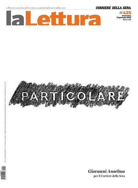 Corriere della Sera La Lettura – 19 gennaio 2020 Cover