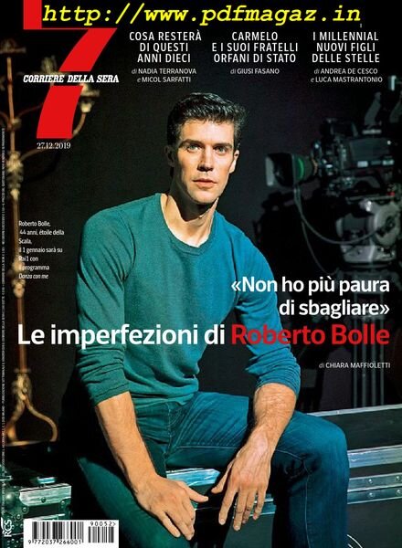 Corriere della Sera Sette – 27 dicembre 2019 Cover