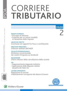 Corriere Tributario – Febbraio 2020