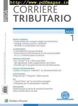 Corriere Tributario – Gennaio 2020