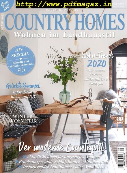 Country Homes Germany – Januar 2020 Cover