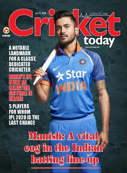 Cricket Today – January 17, 2020 Cover