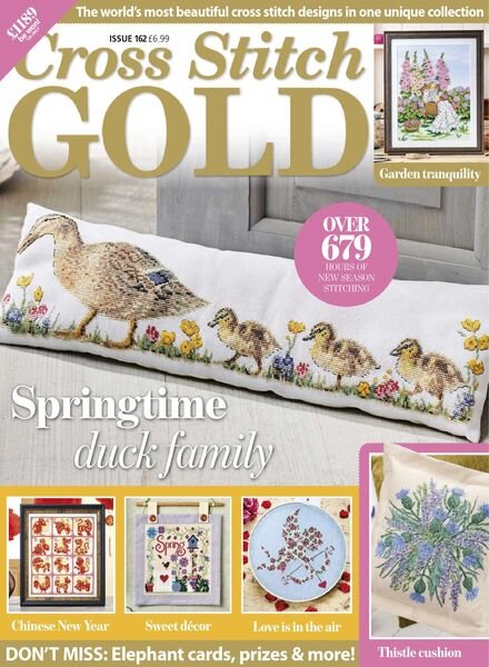 Cross Stitch Gold – January 2020 Cover