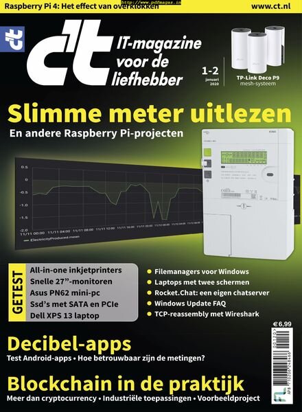 c’t Magazine Netherlands – januari 2020 Cover