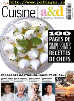 Cuisine A&D – 03 decembre 2019
