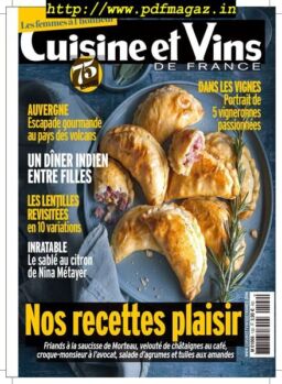Cuisine et Vins de France – janvier 2020