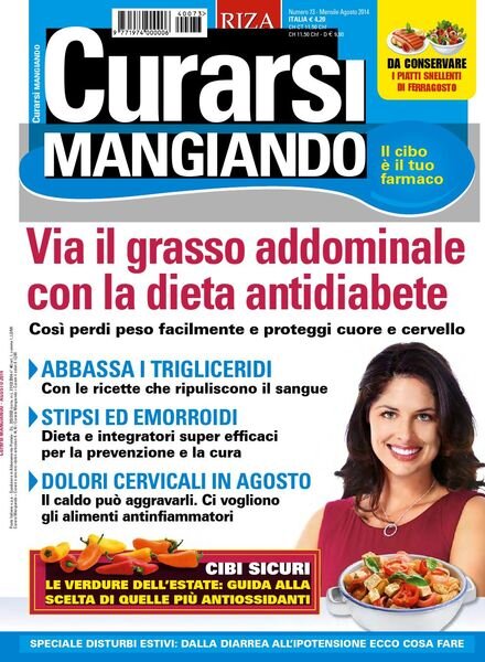 Curarsi Mangiando – Agosto 2014 Cover