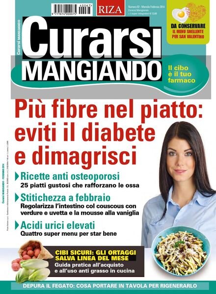 Curarsi Mangiando – Febbraio 2014 Cover
