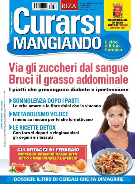 Curarsi Mangiando – Febbraio 2015 Cover