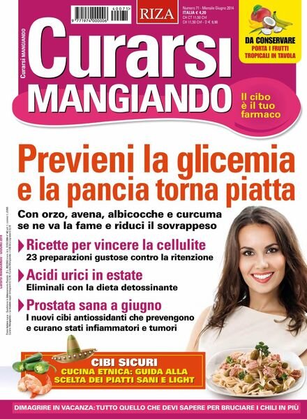 Curarsi Mangiando – Giugno 2014 Cover