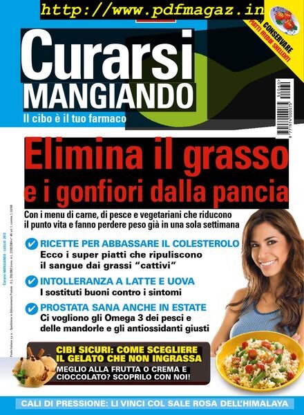Curarsi Mangiando – Luglio 2013 Cover
