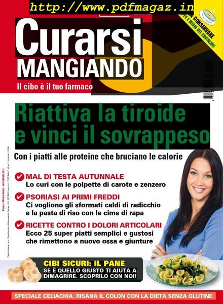 Curarsi Mangiando – Novembre 2012 Cover