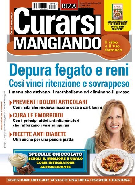 Curarsi Mangiando – Ottobre 2015 Cover