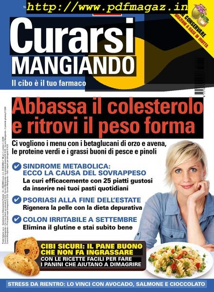 Curarsi Mangiando – Settembre 2013 Cover
