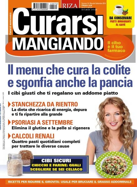 Curarsi Mangiando – Settembre 2014 Cover
