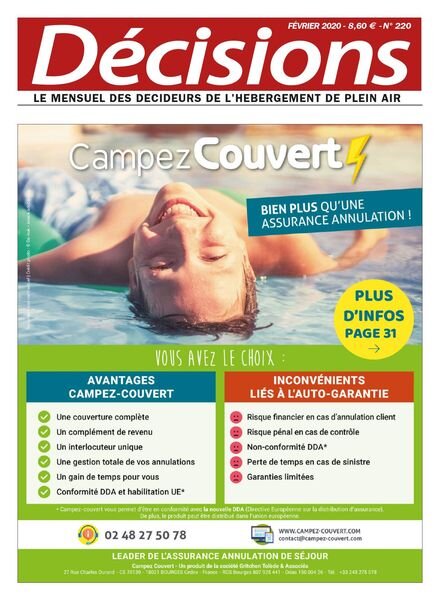 Decisions HPA – fevrier 2020 Cover