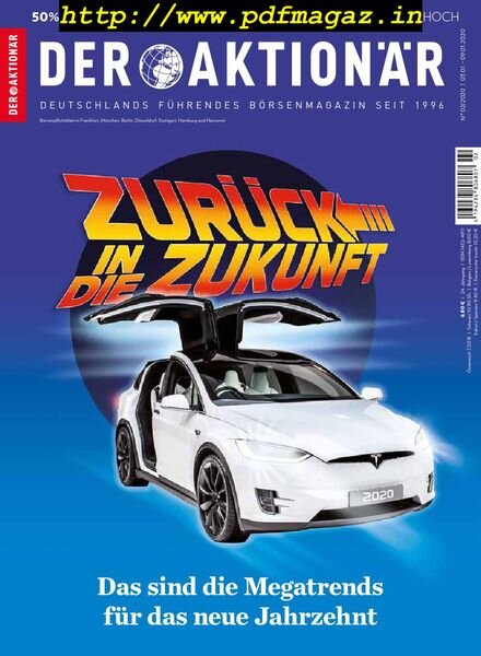 Der Aktionar – 02 Januar 2020 Cover