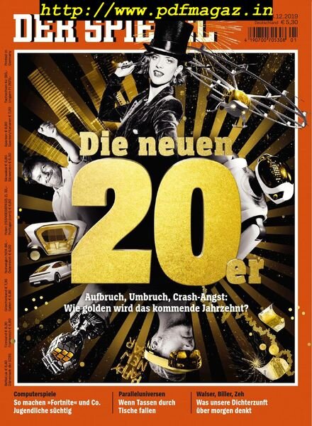 Der Spiegel – 28 Dezember 2019 Cover