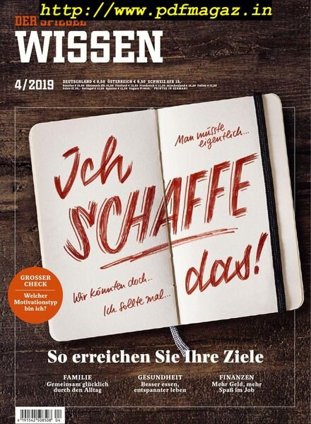 Der Spiegel Wissen – Nr.4, 2019 Cover