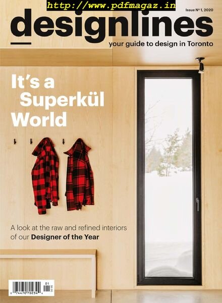 Designlines – January 2020 Cover