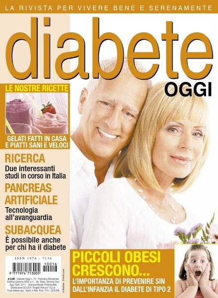 Diabete Oggi – Agosto-Settembre 2011 Cover