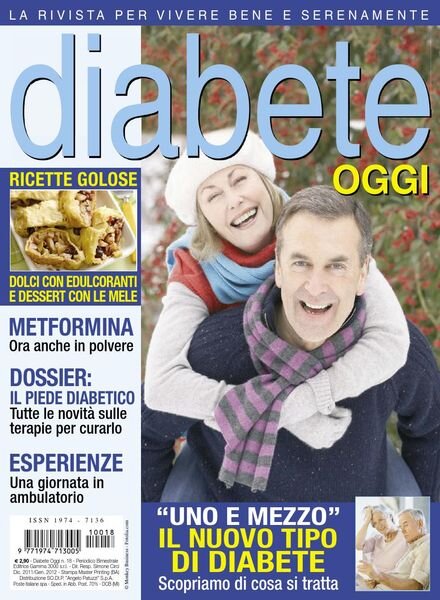 Diabete Oggi – Dicembre 2011 – Gennaio 2012 Cover