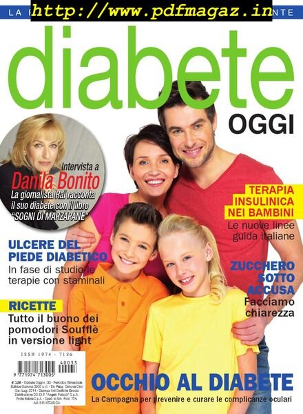 Diabete Oggi – Giugno-Luglio 2014 Cover